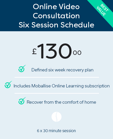 Online Video Consultation Six Session Schedule